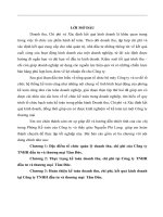 Hoàn thiện kế toán doanh thu, chi phí, kết quả kinh doanh tại công ty TNHH đầu tư và thương mại tâm đức