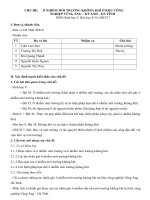 chủ đề dạy học theo định hướng phát triển NL học sinh