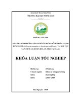Điều tra sinh trưởng làm cơ sở xây dựng mô hình sản lượng rừng keo lai tại xã Nam Tuấn, huyện Hòa An, tỉnh Cao Bằng