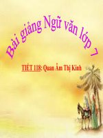 Bài giảng ngữ văn 7 bài 29 quan âm thị kính 4 