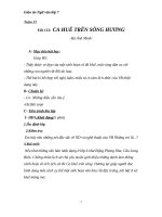 Bài giảng ngữ văn 7 bài 28 ca huế trên sông hương 3 