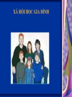 Bài Giảng Xã Hội Học Gia Đình