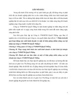 Phân tích kết quả hoạt động sản xuất kinh doanh và một số biện pháp nhằm nâng cao lợi nhận tại công ty TNHHTM quyết thắng