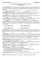 Tuyển tập đề thi đại học cao đẳng các năm phần sóng cơ 