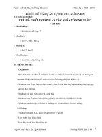 Bài tích hợp liên môn sinh học THPT (môn địa lí,môn vật lí, môn hóa học)