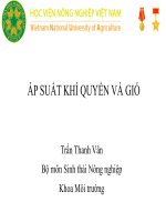 bài 5 áp suất khí quyển và gió