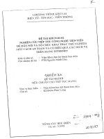 Nghiên cứu tiếp thu công nghệ tiên tiến để đấu nối và tổ chức khai thác thử nghiệm một cách an toàn và có hiệu quả các dịch vụ trên mạng internet – quyển 2c – tiêu chuẩn cho thủ tục mạng