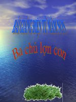 Bài giảng điện tử đề tài Ba chú lợn con