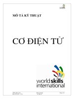 Mô tả kỹ thuật cơ điện tử