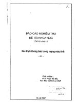 Xác thực thông báo trong mạng máy tính