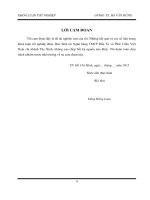 PHÂN TÍCH HOẠT ĐỘNG CHO VAY TIÊU DÙNG tại NGÂN HÀNG TMCP đầu tư và PHÁT TRIỂN VIỆT NAM CHI NHÁNH tây NINH 