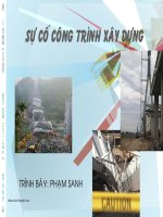 Bài giảng sự cố công trình xây dựng 