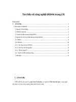 Bài tập lớn tìm hiểu về công nghệ OFDMA trong LTE