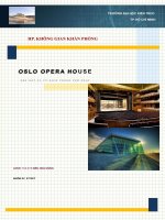 OSLO OPERA HOUSE - Nhà hát ca vũ kịch thành phố OSLO