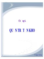 Bài Giảng Quản Trị Tồn Kho