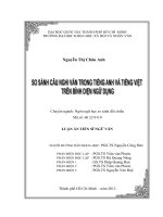 So sánh câu nghi vấn trong tiếng anh và tiếng việt trên bình diện ngữ dụng 