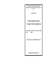 Vũ bằng trong lịch sử văn học việt nam hiện đại 