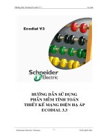 Hướng dẫn sử dụng phần mềm tính toán thiết kế mạng điện hạ áp ECODIAL