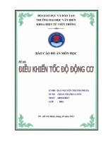 Tìm hiểu, thiết kế và thi công hoàn thiện mạch điều khiển động cơ DC bằng xung PWM điều chế từ chip AT89C2051 thông qua một role và một FET