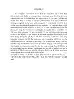 Xúc tiến đầu tư với thu hút đầu tư trực tiếp nước ngoài vào hà nội