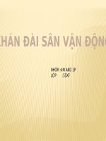 Khán đài sân vận động