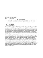 Giải quyết sự thiếu hụt lao động trong ngành dệt may việt nam