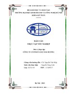 Báo cáo thực tập tốt nghiệp kế toán tại công ty cổ phần giầy hải dương