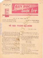 tuyển tập toán học tuổi trẻ