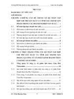 Tập hợp chi phí sản xuất và tính giá thành sản phẩm ở công ty cổ phần kinh doanh than cẩm phả vinacomin