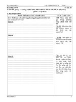 Hóa phân tích 1 bài học số 5 chương 2 PHƯƠNG PHÁP PHÂN TÍCH THỂ TÍCH (tiếp theo) 