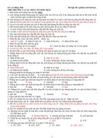 BAI TAP TRAC NGHIEM SINH THAI HOC