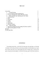 Đồ án tốt nghiệp chiến lược marketing mix của viettel