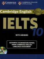 Cambridge IELTS 10 cho người học Ielts