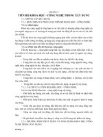 Tiến Bộ Khoa Học – Công Nghệ Trong Xây Dựng