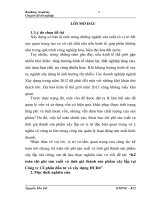 Kế toán chi phí sản xuất và tính giá thành sản phẩm xây lắp tại công ty cổ phần đầu tư và xây dựng HUD4