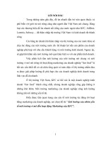 Ảnh hưởng của nhóm yếu tố môi trường vi mô đến hoạt động marketing của KFC