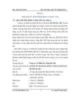 Báo cáo thực tập tốt nghiệp tại công ty cổ phần kỹ thuật hà nội (tt)