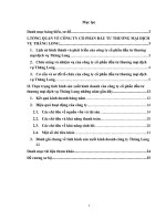 BÁO cáo TỔNG hợp về CÔNG TY cổ PHẦN đầu tư THƯƠNG mại DỊCH vụ THĂNG LONG