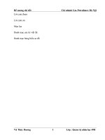 XÂY DỰNG hệ THỐNG TRẢ LƯƠNG CHI NHÁNH hà nội của CÔNG TY cổ PHẦN GAS PETROLIMEX