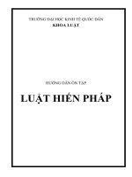 HỆ THỐNG NHỮNG nội DUNG cơ bản của LUẬT  HIẾN PHÁP 2014
