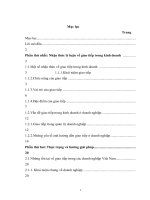 Đồ án môn học nghệ thuật giao tiếp trong kinh doanh