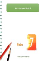 Thuyết trình các biện pháp phòng vệ thương mại quốc tế 
