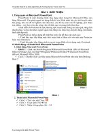 tạo trang trình chiếu bài giảng điện tử