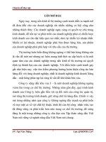 Một số giải pháp nhằm hoàn thiện công tác tổ chức bán hàng tại công ty xăng dầu khu vực i – hà nội