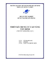 thiết kế chung cư cao tầng tân minh (thuyết minhphụ lục)