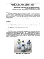 NGHIÊN cứu THIẾT kế CHẾ tạo ROBOT TIẾP tân 