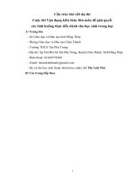 bài tích hợp liên môn vật lý ( môn TOÁN, HOÁ, SINH học, CÔNG NGHỆ, địa lý và GDCD; TRONG bài “sử DỤNG AN TOÀN và TIẾT KIỆM điện” – vật lý 9   TRƯỜNG TRUNG học cơ sở) (2)