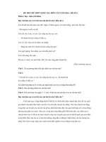 bộ đề thi thử THPT quốc gia môn văn 2016 có hướng dẫn chi tiết