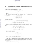 chuyên đề ứng dụng tích vô hướng chứng minh bất đẳng thức
