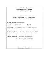 Báo cáo thực tập tại phòng quản lý đô thị   UBND quận hoàng mai